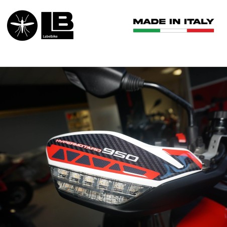 Stickers 3D Handguards compatible with Ducati Hypermotard 950 SP 2019-25