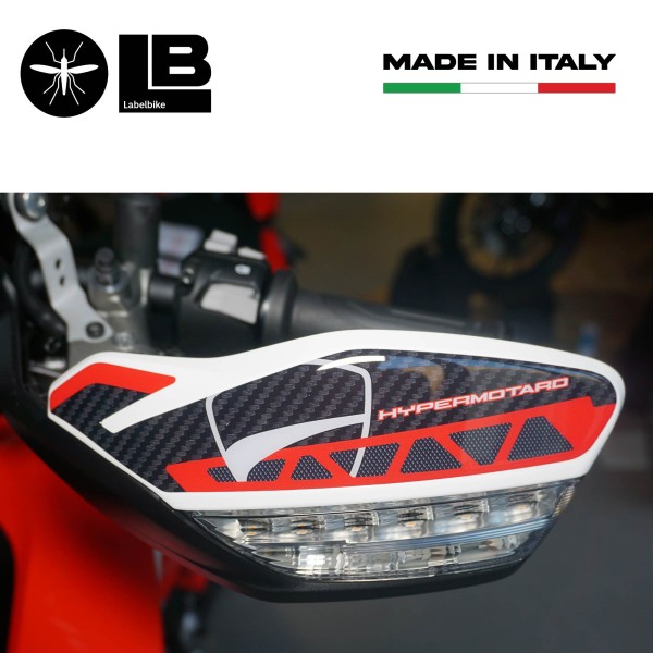 Stickers 3D Handguards compatibles avec Ducati Hypermotard 950 SP 2019-25