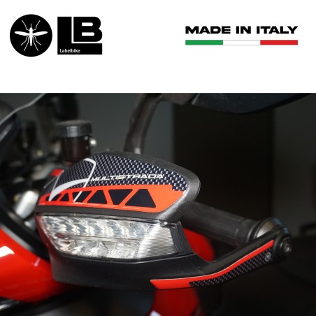 3D Aufkleber Handschützer kompatibel mit Ducati Multistrada 1260 2018-2020