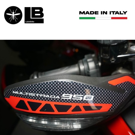 3D Stickers Handguards compatible with Ducati Multistrada 950 2017-2021