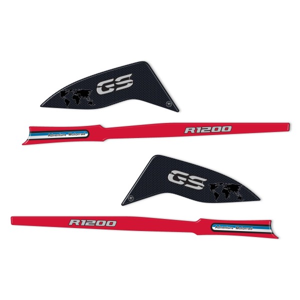 3D handguard stickers compatible with BMW R 1200 GS 2013-2018 motorbikes