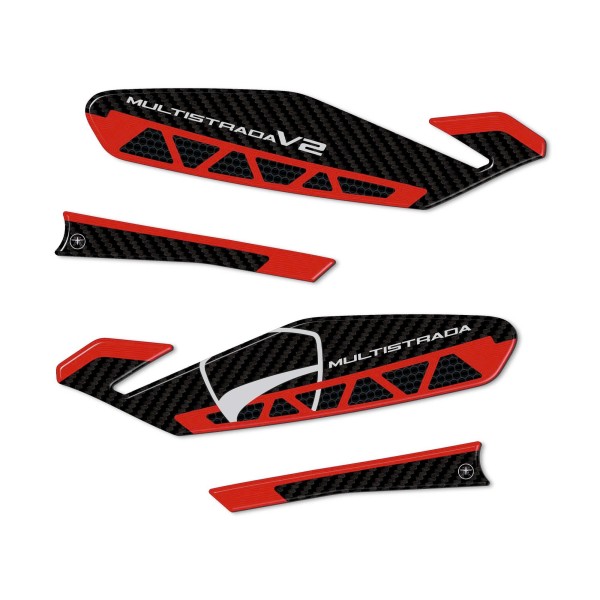 Stickers 3D Protège-mains compatibles avec la moto Ducati Multistrada V2 2022