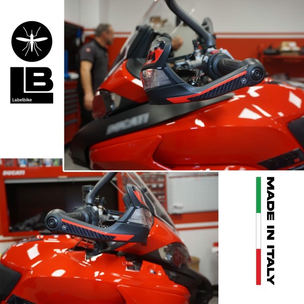 3D Stickers Handguards compatible with Ducati Multistrada V2 2022 motorbike