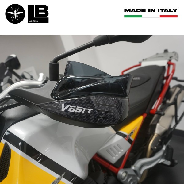 3D Aufkleber Handschützer kompatibel mit Moto Guzzi V85 TT 2019 - 2023