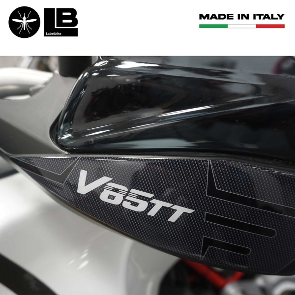 3D Stickers Handguard protectors compatible with Moto Guzzi V85 TT 2019 - 2023