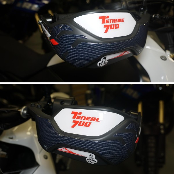 Pegatinas 3D Guardamanos compatibles con Yamaha Tenere 700 Rally Edition 2022