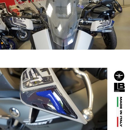 Stickers 3D Handguards motorbike compatible with Yamaha Tracer 7 2021-2024