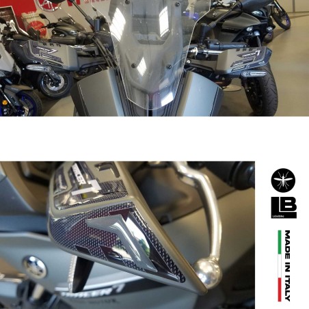 Stickers 3D Handguards motorbike compatible with Yamaha Tracer 7 2021-2024