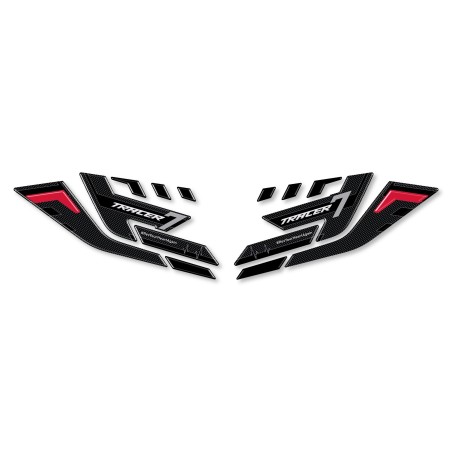 Stickers 3D Handguards motorbike compatible with Yamaha Tracer 7 2021-2024