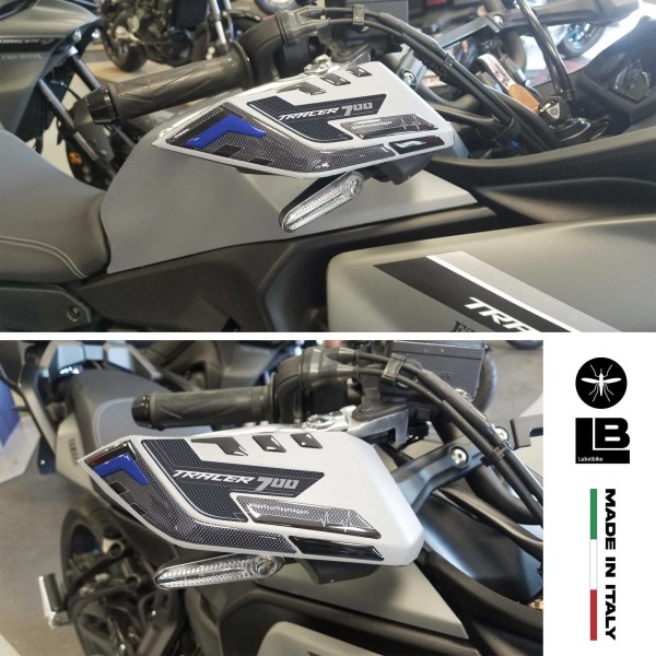 Aufkleber 3D Handschutz kompatibel mit Yamaha Tracer 700 2020
