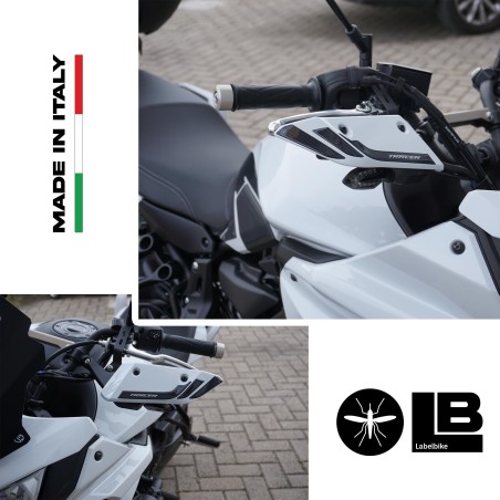 Stickers 3D Handguard Protectors compatible with Yamaha Tracer 700 MT-07 2016-2019