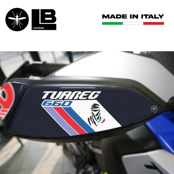 Stickers 3D Protège-mains moto compatible avec Aprilia Tuareg 660 Tagelmust