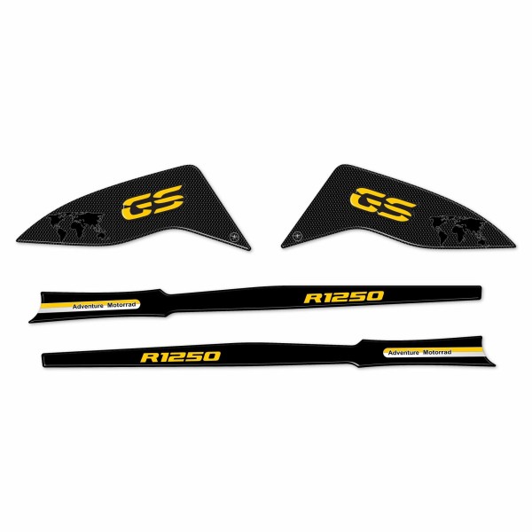 Stickers 3D Handguards motorbike compatible with BMW GS R1250 40th 2021-23