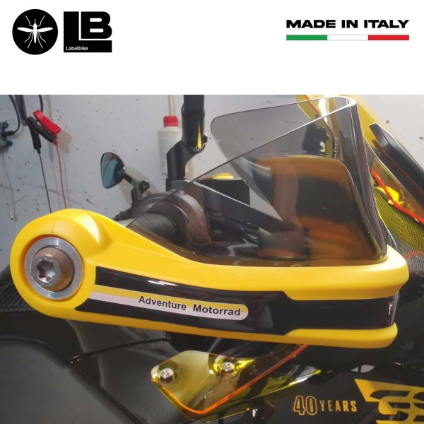 Aufkleber 3D Handschützer Motorrad kompatibel mit BMW GS R1250 40th 2021-23