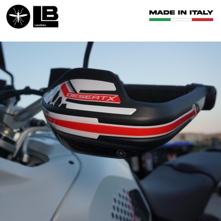 Αυτοκόλλητα 3D προστατευτικά χειρός μοτοσικλέτας συμβατά με Ducati DesertX 2022-2025