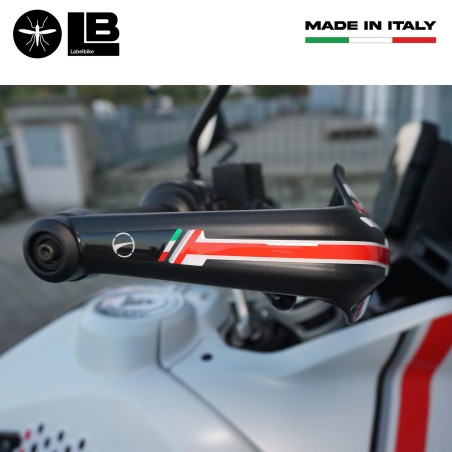 Stickers 3D Handguards motorbike compatible with Ducati DesertX 2022-2025