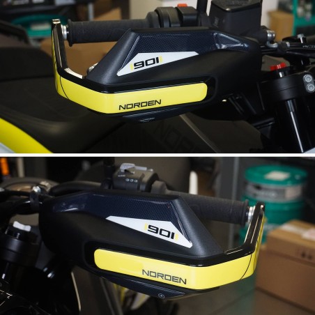 Stickers 3D Protège-mains moto compatible avec Husqvarna Norden 901