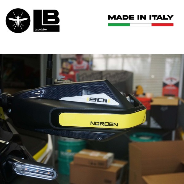 Stickers 3D Protège-mains moto compatible avec Husqvarna Norden 901