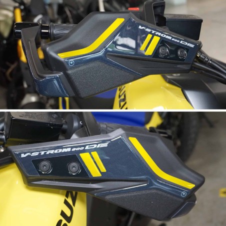 Aufkleber 3D Handschützer Motorrad kompatibel mit Suzuki V-Strom 800DE
