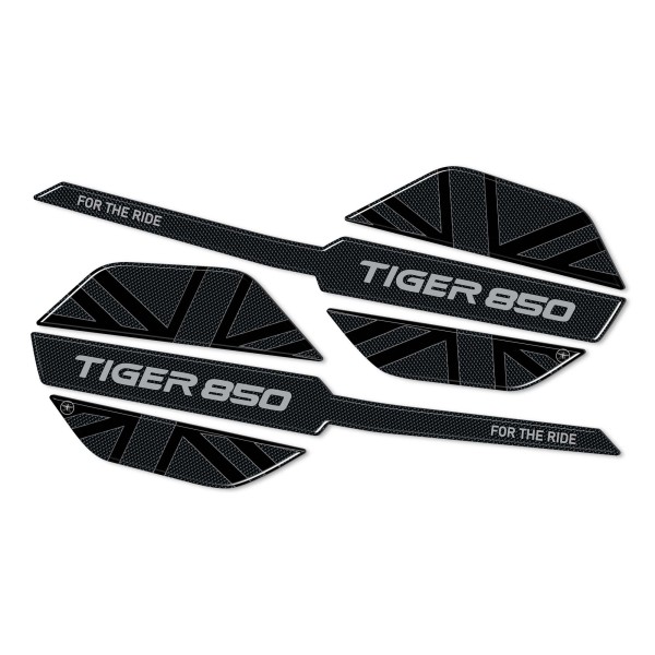 Stickers 3D Protège-mains moto compatible avec Triumph Tiger 850 Sport 2021