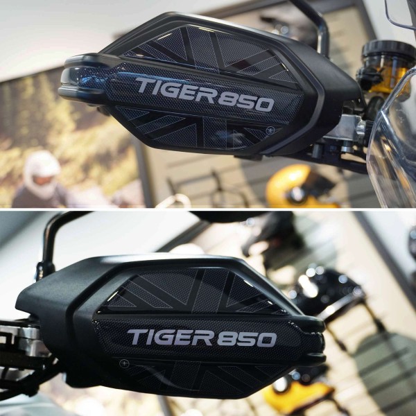 Stickers 3D Protège-mains moto compatible avec Triumph Tiger 850 Sport 2021