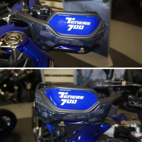 Stickers 3D Protège-mains moto compatible avec Yamaha Tenere 700 World Raid