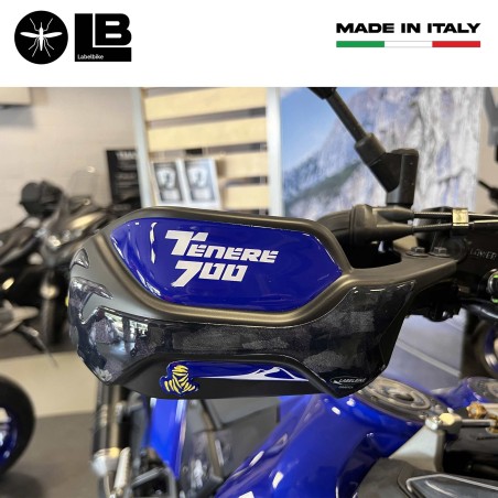 Aufkleber 3D Handschützer Motorrad kompatibel mit Yamaha Tenere 700 World Raid
