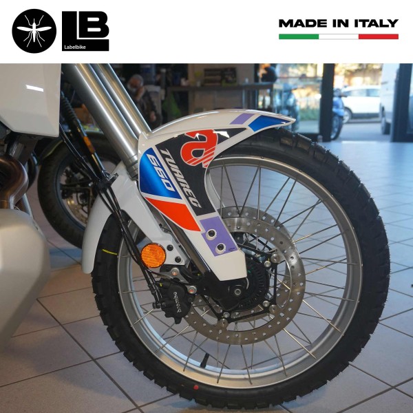 Stickers 3D Protecteurs de tige de selle compatibles avec Aprilia Tuareg Tagelmust 660