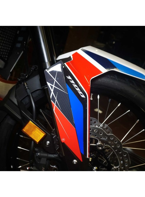 Protectores de horquilla adhesivos 3D compatibles con Honda Africa Twin 1100 2022