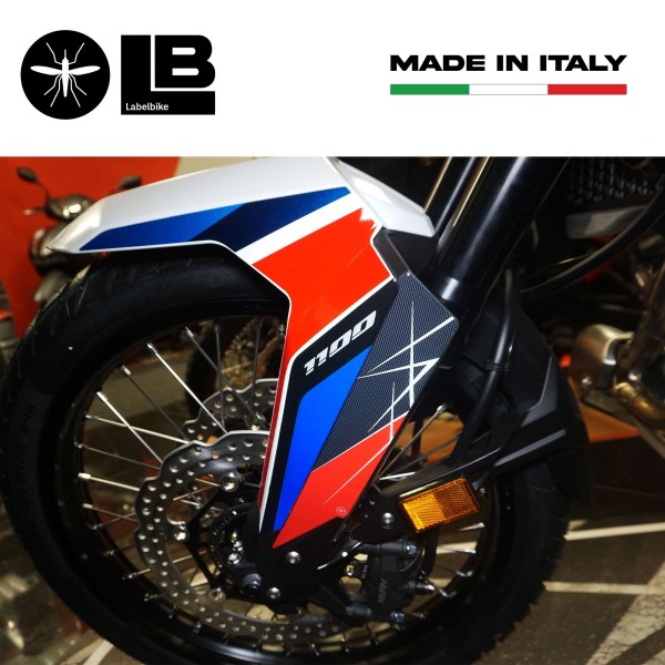 Aufkleber 3D Sattelstützenschützer passend für Honda Africa Twin 1100 2022