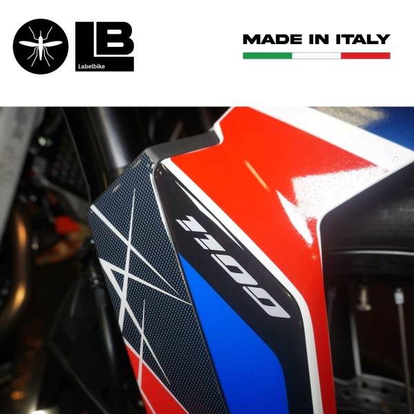 Aufkleber 3D Sattelstützenschützer passend für Honda Africa Twin 1100 2022