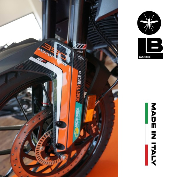Stickers de protection de tige de selle 3D compatibles avec KTM 390 Adventure 2020-21