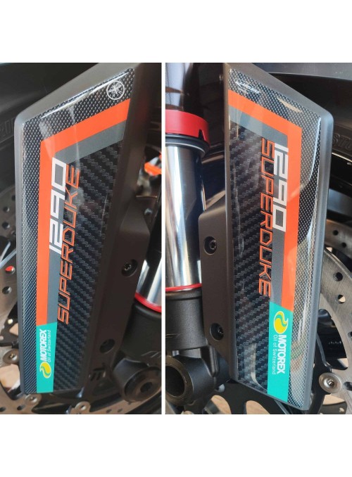 Adesivi 3D Protezioni Parasteli compatibili con moto KTM 1290 Super Duke R 2021