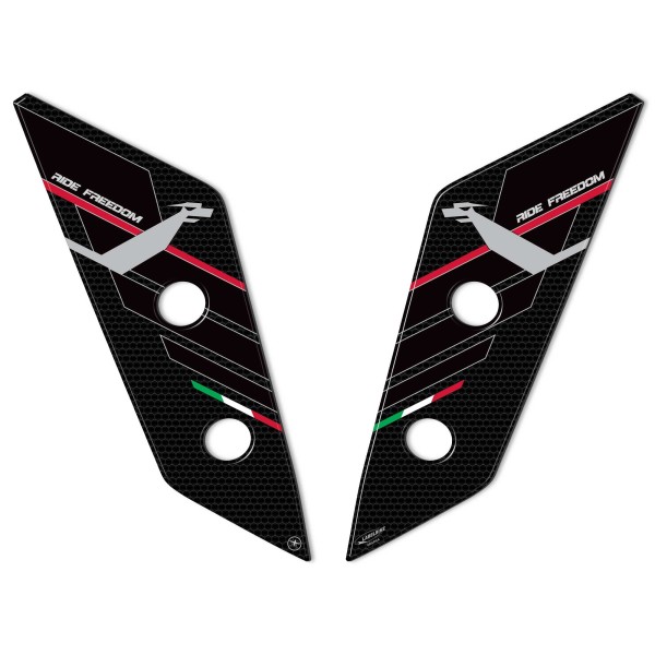 Protector de tija 3D adhesivo compatible con Moto Morini X-CAPE 2022-2024