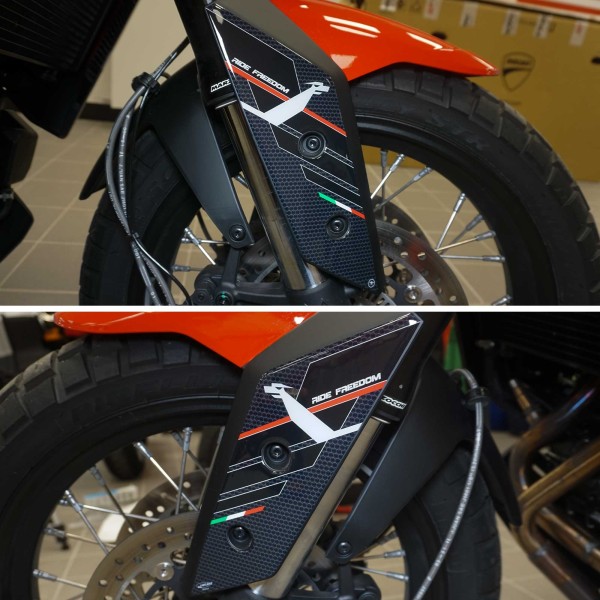 3D Seatpost Protector Stickers compatible with Moto Morini X-CAPE 2022-2024