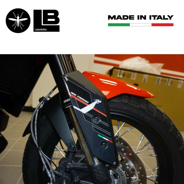 Stickers de protection de tige de selle 3D compatibles avec Moto Morini X-CAPE 2022-2024