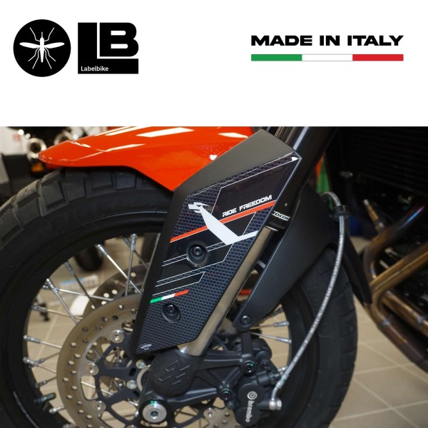 3D Sattelstützenschutz Aufkleber kompatibel mit Moto Morini X-CAPE 2022-2024