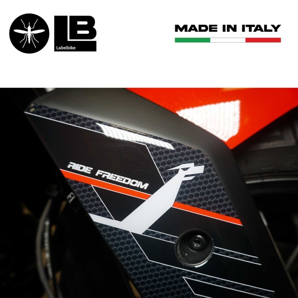 3D Sattelstützenschutz Aufkleber kompatibel mit Moto Morini X-CAPE 2022-2024