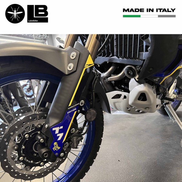 Adhesivos protectores de tija 3D compatibles con Yamaha Tenere 700 World Raid