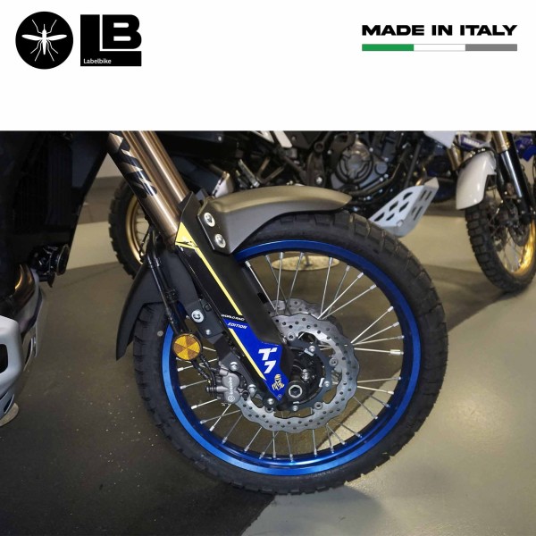 Stickers de protection de tige de selle 3D compatibles avec Yamaha Tenere 700 World Raid