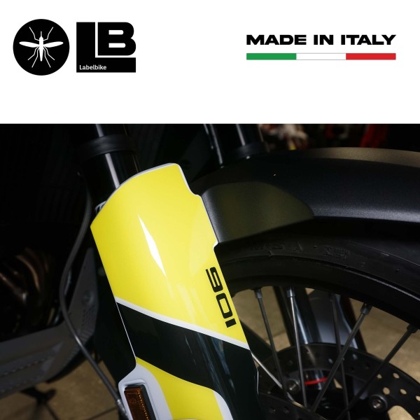 3D Stickers Motorcycle stem protectors compatible with Husqvarna Norden 901