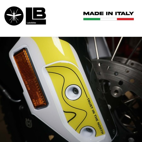 Pegatinas 3D Protectores de potencia de moto compatibles con Husqvarna Norden 901