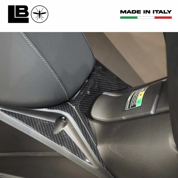 3D Stickers Central footrest protectors compatible with Yamaha Xmax 125-300 2023