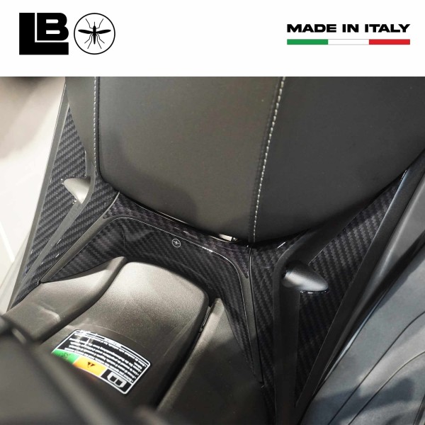 3D Stickers Central footrest protectors compatible with Yamaha Xmax 125-300 2023