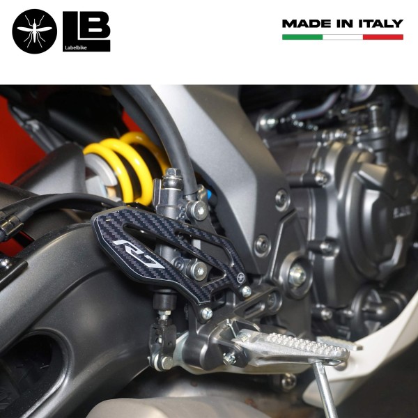 Pegatinas 3D Protectores estriberas moto compatible con Yamaha R7 2021-2025