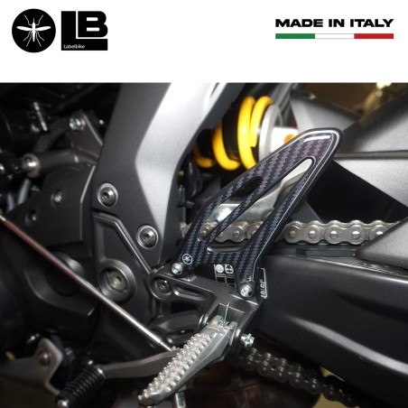 Stickers 3D Protecteurs de repose-pieds moto compatibles avec Yamaha R7 2021-2025