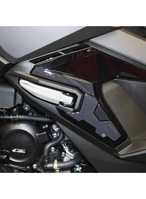 Adesivi 3D Protezioni pedane poggiapiedi compatibili con Honda ADV350 2022-2023