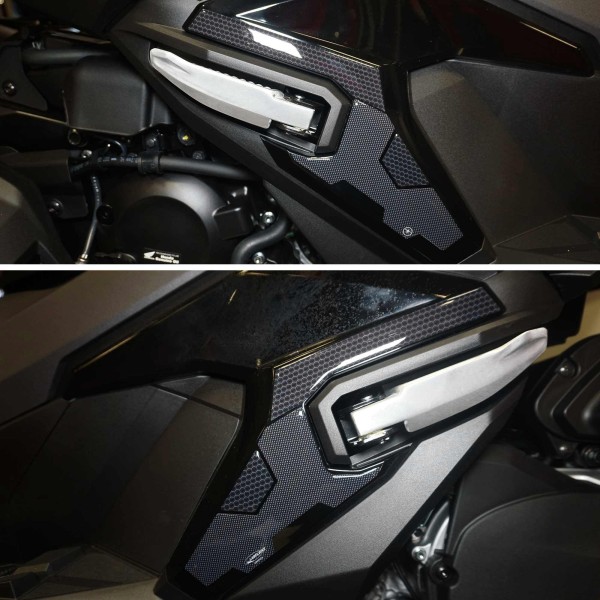 Stickers 3D Protecteurs de repose-pieds compatibles avec Honda ADV350 2022-2025