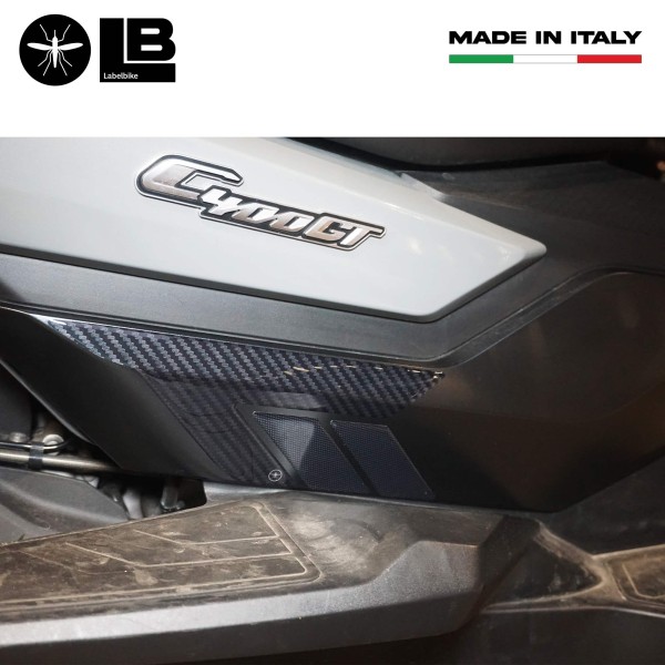 Stickers 3D Protecteurs de repose-pieds pour scooter compatibles avec BMW C400GT