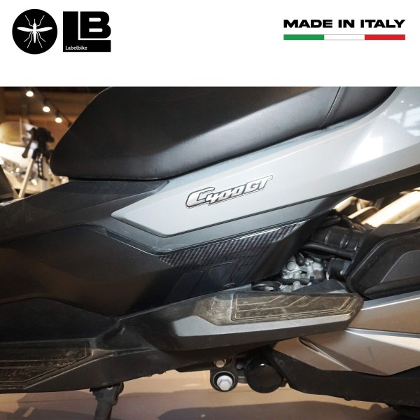 3D Stickers Scooter footrest protectors compatible with BMW C400GT